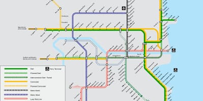 Dublin železniške postaje zemljevid