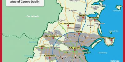 Zemljevid občine Dublin