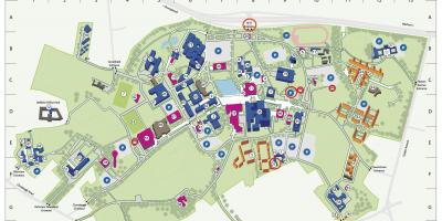 Dublin visoki šoli kampusu zemljevid