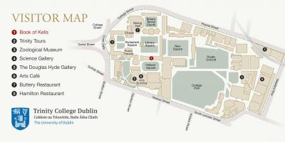 Zemljevid Trinity College